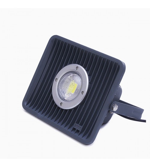 Floodlight LED  50 Watt Semi Focus with Lens Black Housing - generic series